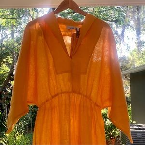 Marigold & Other Stories 100% Linen Kaftan Dress - Size 10 NWOT